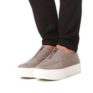 Warner Zip Front Platform Sneaker